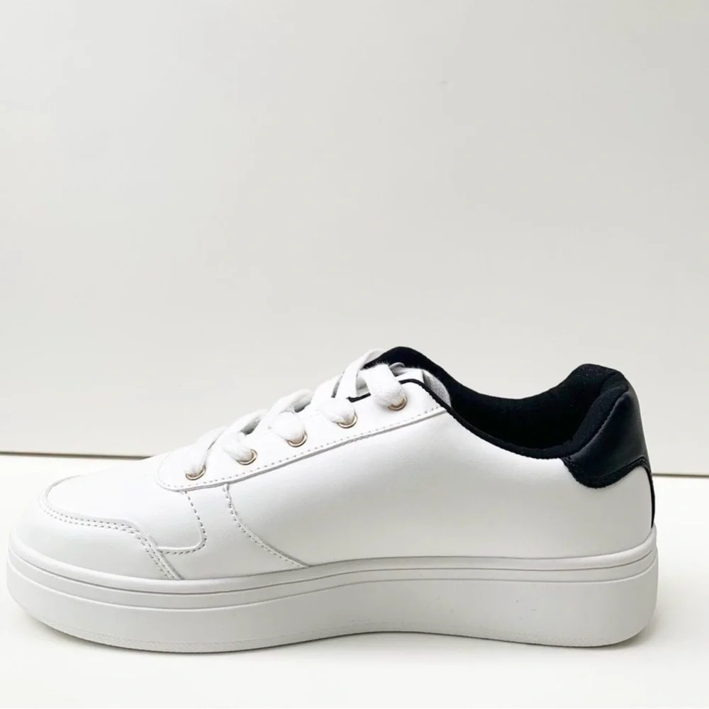 Disney Mickey Mouse Black and White Women’s Sneakers - Picture 2 of 11
